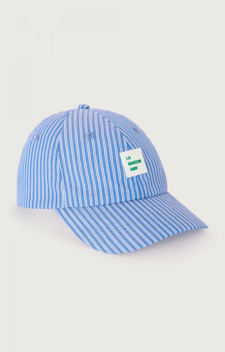 American Vintage gestreifte Kappe Zatybay Unisex blau